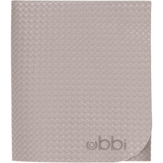 Ubbi On-The-Go Diaper Changing Baby Mat in Taupe front view