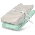Nivava Baby changing pad cover front view showing soft minky dots.