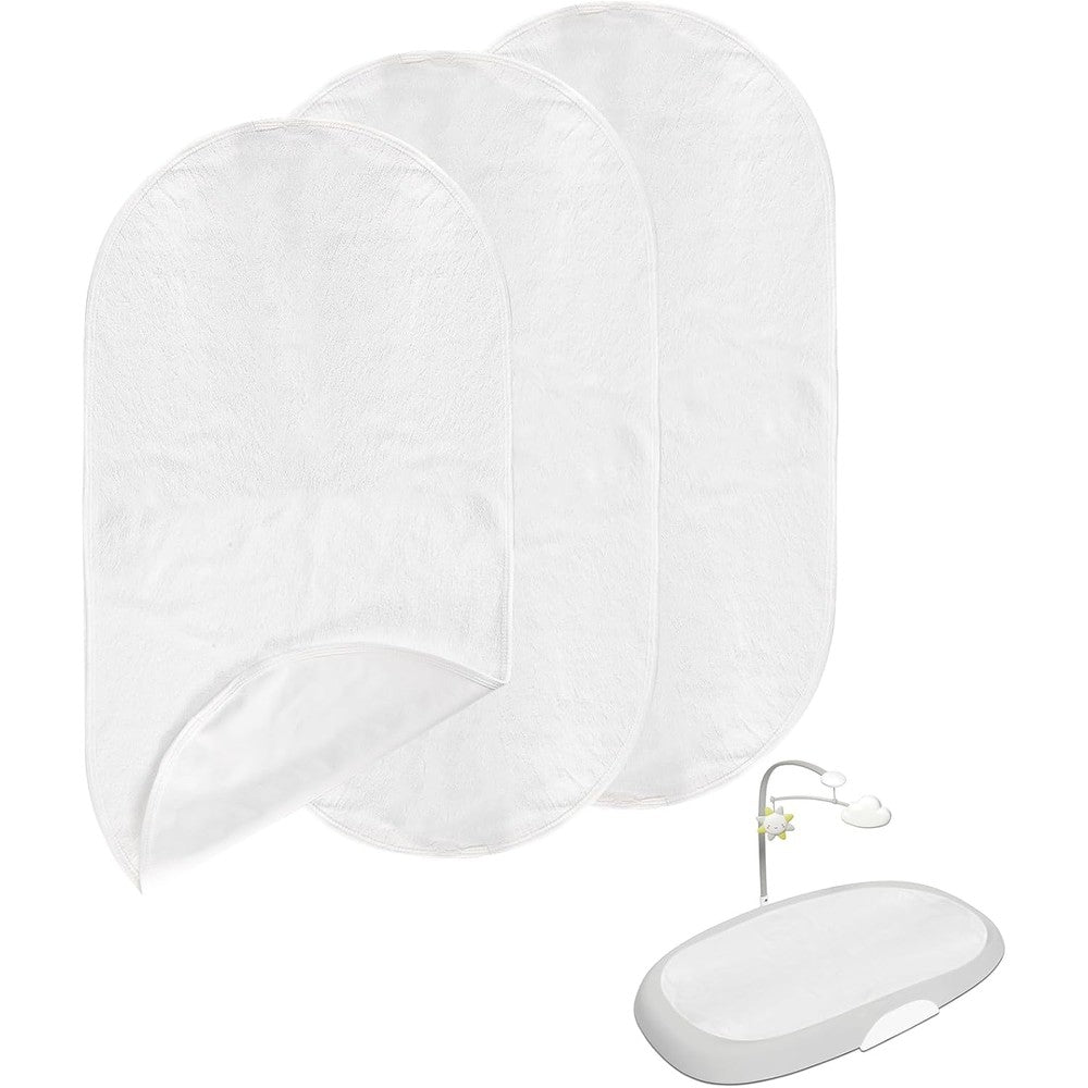 Ajrwiiy Munchkin changing pad liners front view nursery essentials