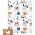 Tillyou waterproof changing pad liner front view showing panda design