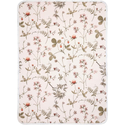 Haakaa waterproof changing pad liner with vintage garden floral pattern