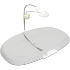 Skip Hop baby changing pad front view in grey
