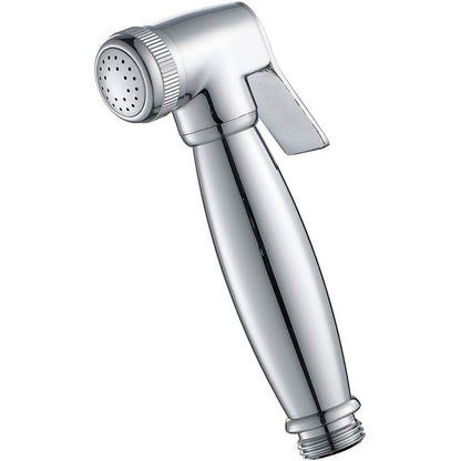 Kchtowfz handheld brass toilet sprayer front view for bathroom