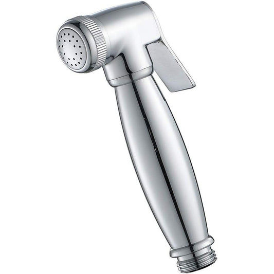 Kchtowfz handheld brass toilet sprayer front view for bathroom