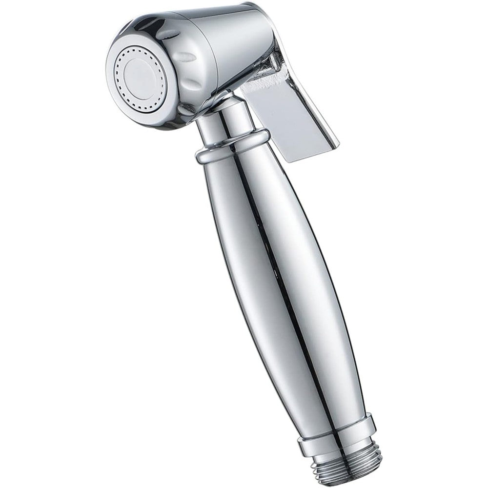 Muobsbjrx brass chrome handheld bidet sprayer front view