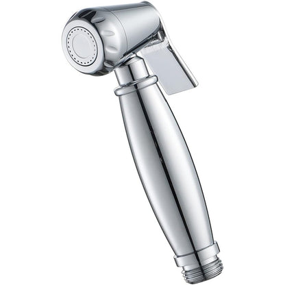 Muobsbjrx brass chrome handheld bidet sprayer front view