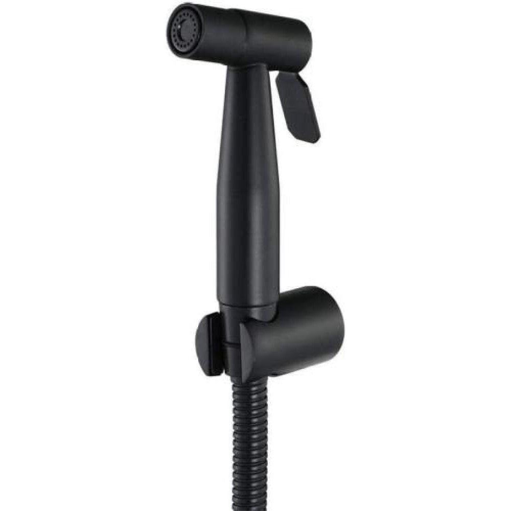 Wimpbladb matte black handheld toilet bidet sprayer front view