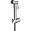 JWVXVFYKV Pdoligbdn handheld bidet sprayer front view with stainless steel finish