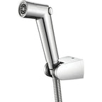 OJJBAVKFQ handheld toilet sprayer front view with chrome finish
