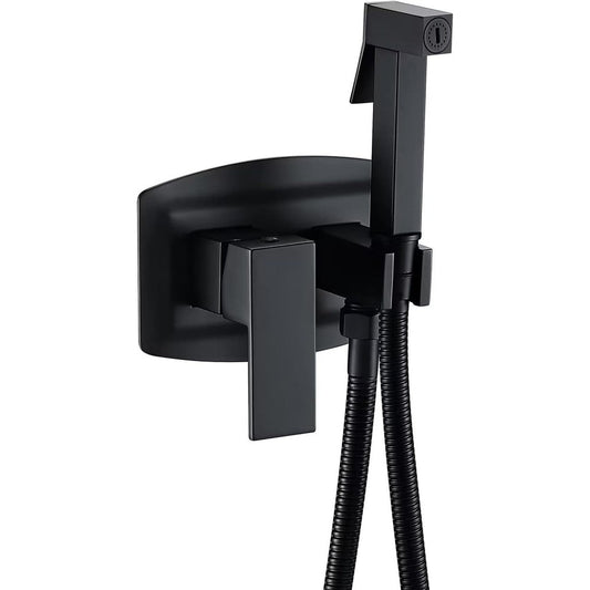 Wrkmh Handheld Bidet Sprayer matte black front view