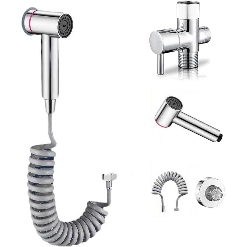 Yujbiltr high pressure handheld bidet sprayer kit front view