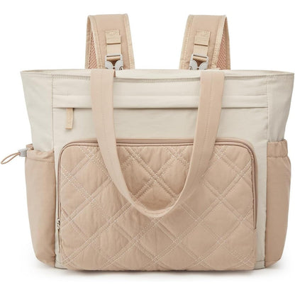 G4Free 3-in-1 diaper bag backpack in beige front view