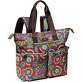 Esvan diaper tote bag front view travel backpack