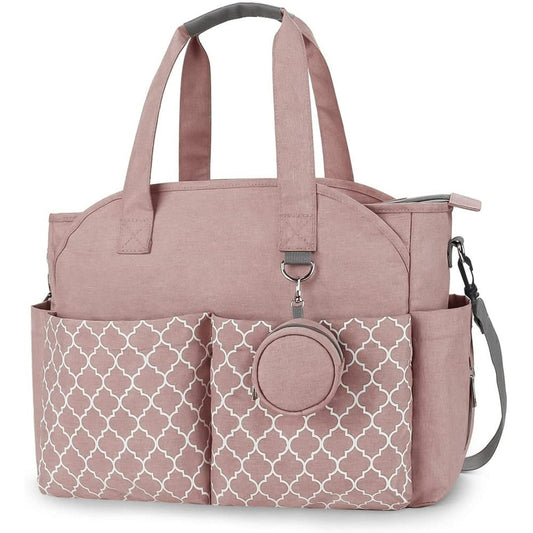 Meyteilay large multi-function diaper bag tote front view