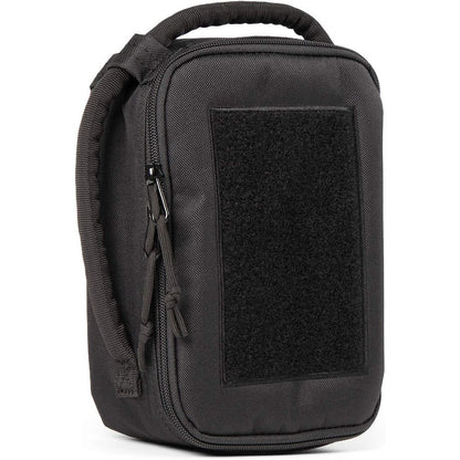 Tactical Baby Gear Tactical Cooler Pouch Black front view showing hook and loop patch panel