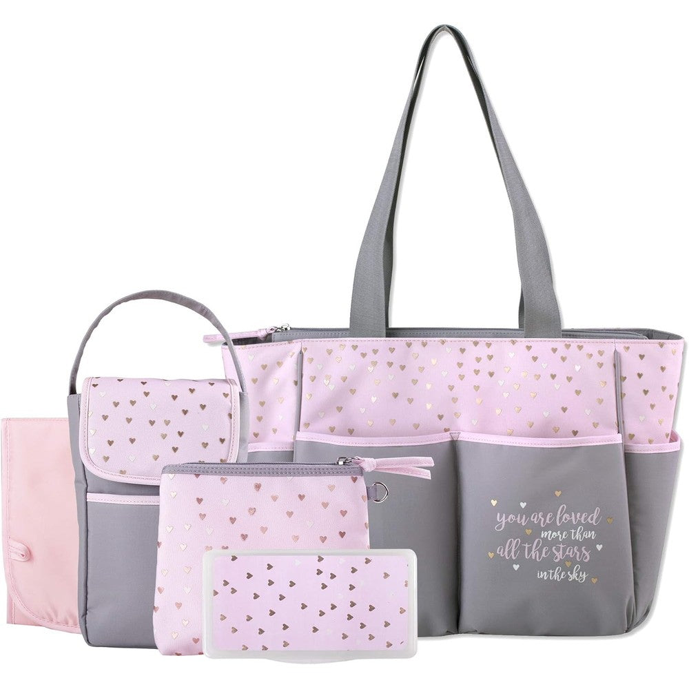 Baby Essentials Diaper Bag Tote front view