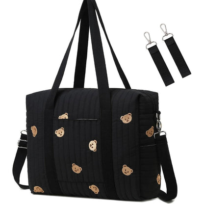 Loradi Convertible Diaper Bag Tote front view