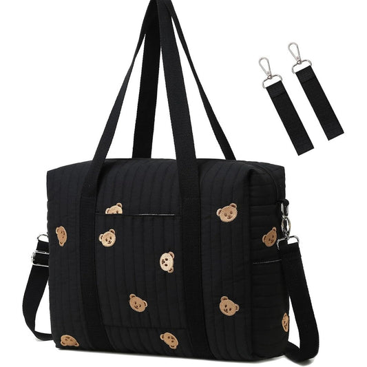 Loradi Convertible Diaper Bag Tote front view