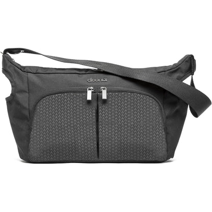 Doona Essentials Bag Nitro Black front view on stroller