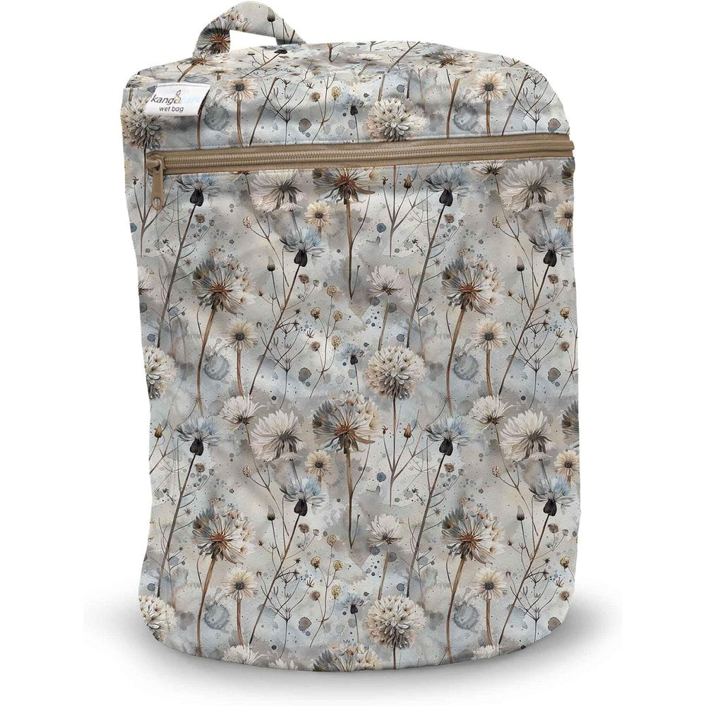 Kanga Care 3D Dimensional Wet Bag in Wishwood print front view
