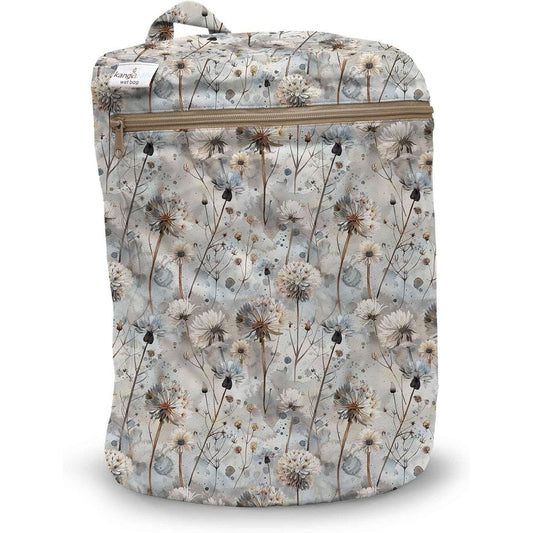 Kanga Care 3D Dimensional Wet Bag in Wishwood print front view