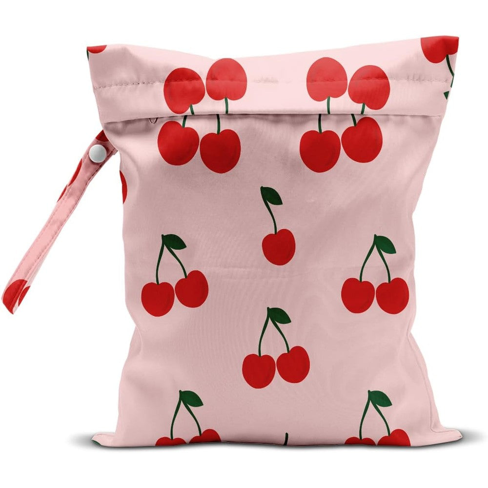 HDHBP Cherry Print Wet Dry Bag front view