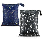 Yuntop waterproof reusable wet dry bag set front view