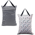 Alvababy 2 pack large waterproof wet dry bag front view