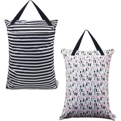 Alvababy 2 pack large waterproof wet dry bag front view