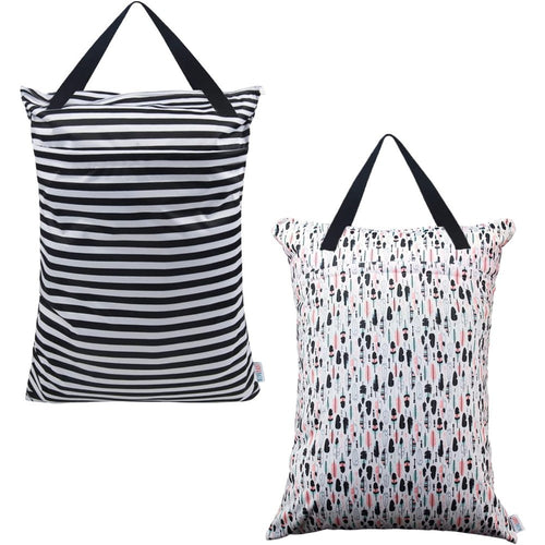 Alvababy 2 pack large waterproof wet dry bag front view