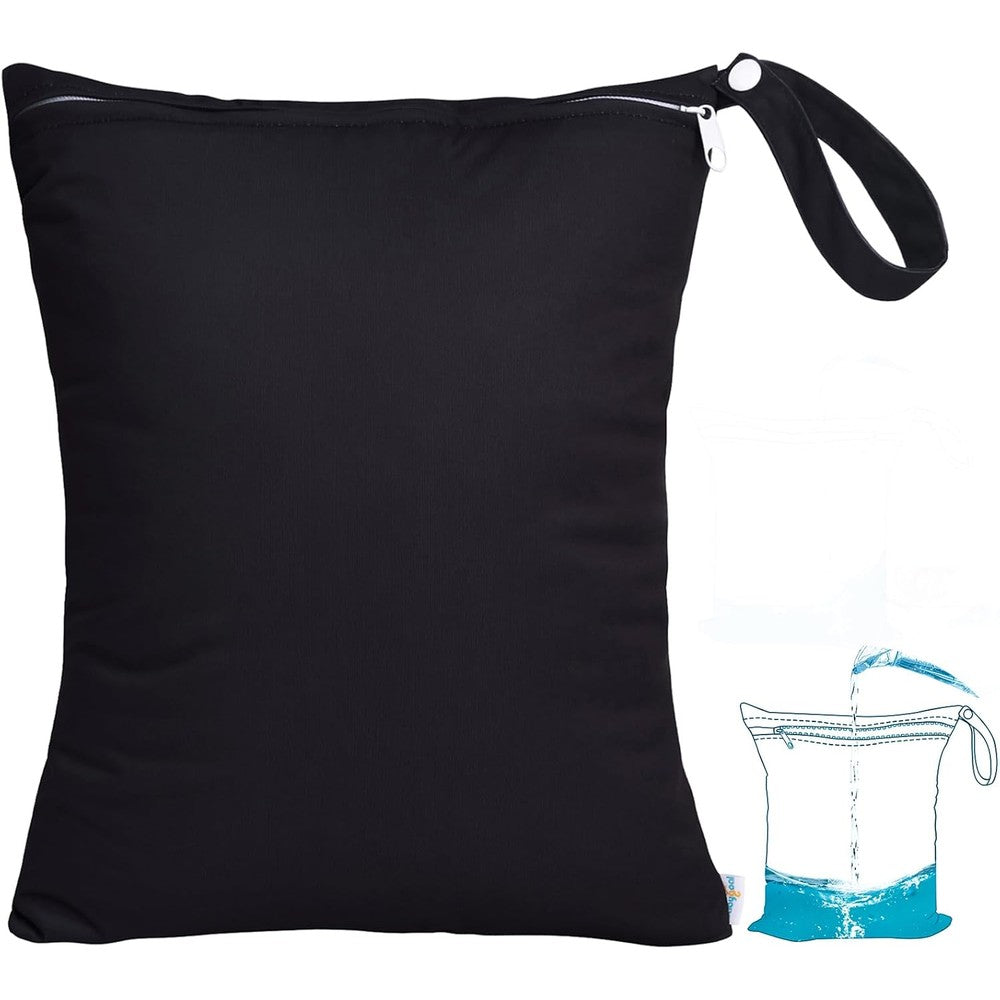 Babygoal waterproof wet dry bag front view in black