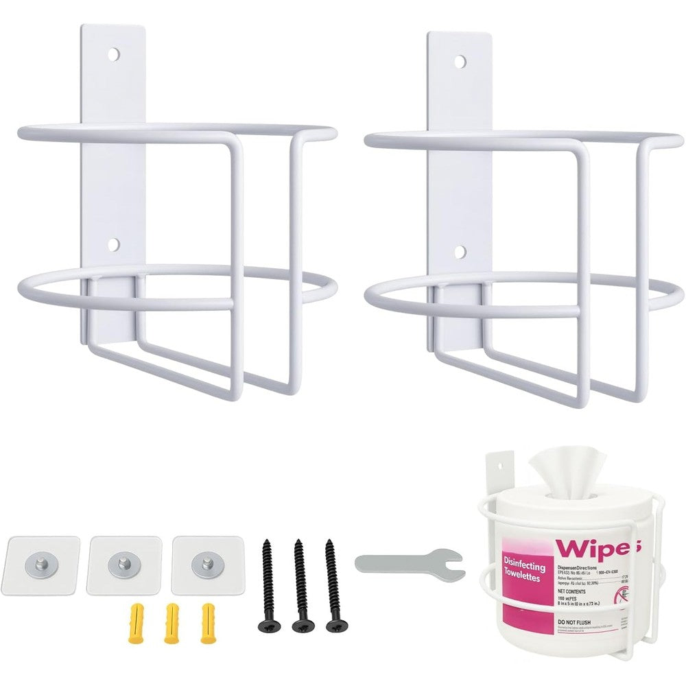 Fijaru wall mount wipes holder and dispenser front view