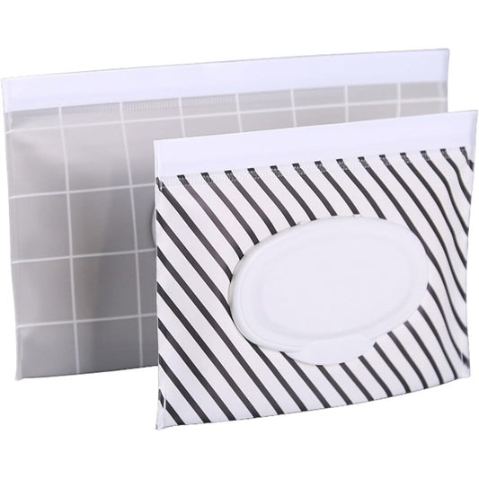 Voongor portable wet wipe pouch front view