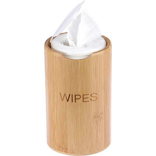 Kokone bamboo wipes dispenser front view on kitchen counter