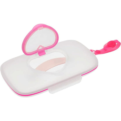 Febsnow portable wipes dispenser front view in travel bag
