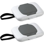 PandaEar 2 Pack Portable Baby Wipes Dispenser front view
