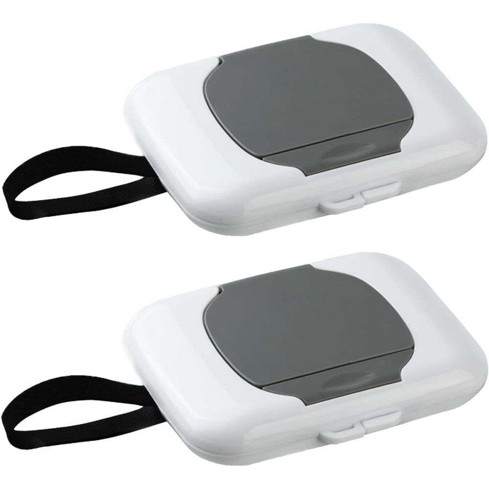 PandaEar 2 Pack Portable Baby Wipes Dispenser front view