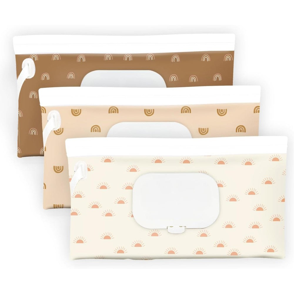 Lethooly 3-pack baby wipe dispenser front view
