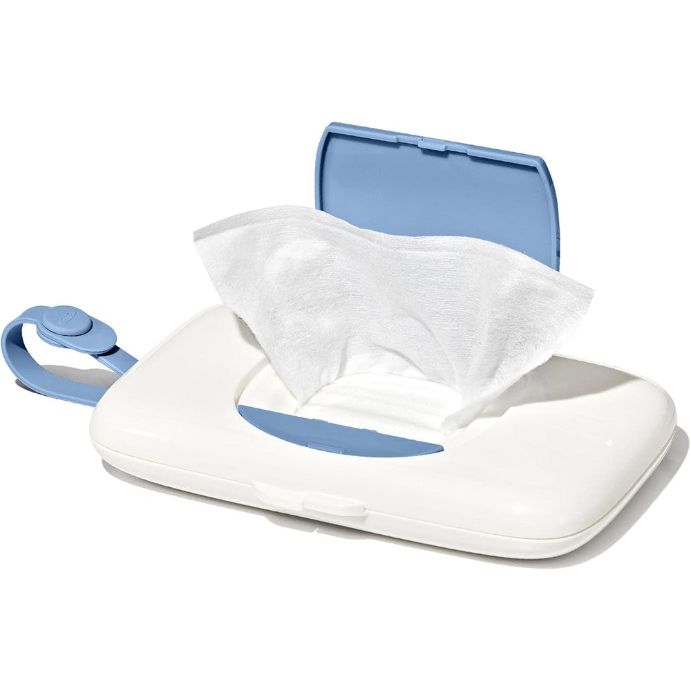 OXO Tot On-The-Go Wipes Dispenser in Dusk color front view