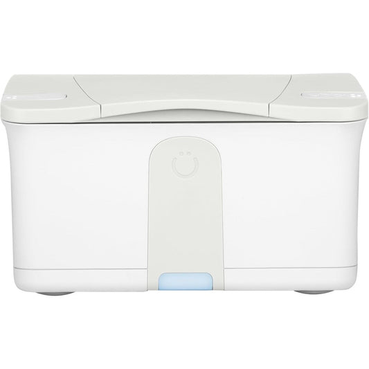 Ubbi Baby Wipes Warmer and Dispenser in Oat front view