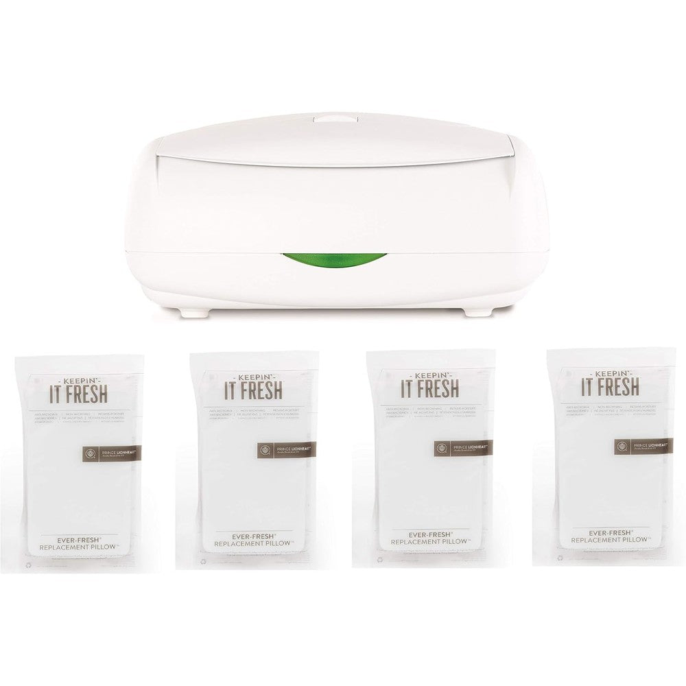 Prince Lionheart Ultimate Wipes Warmer front view showing the lid and compact design
