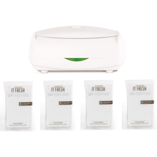 Prince Lionheart Ultimate Wipes Warmer front view showing the lid and compact design