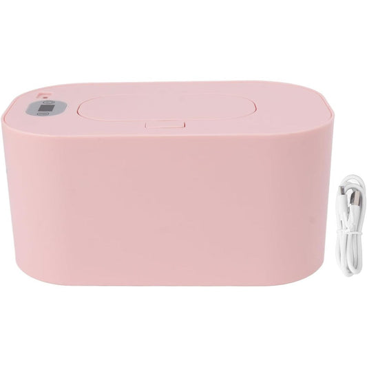 Headerbs baby wipe warmer front view in roseate color