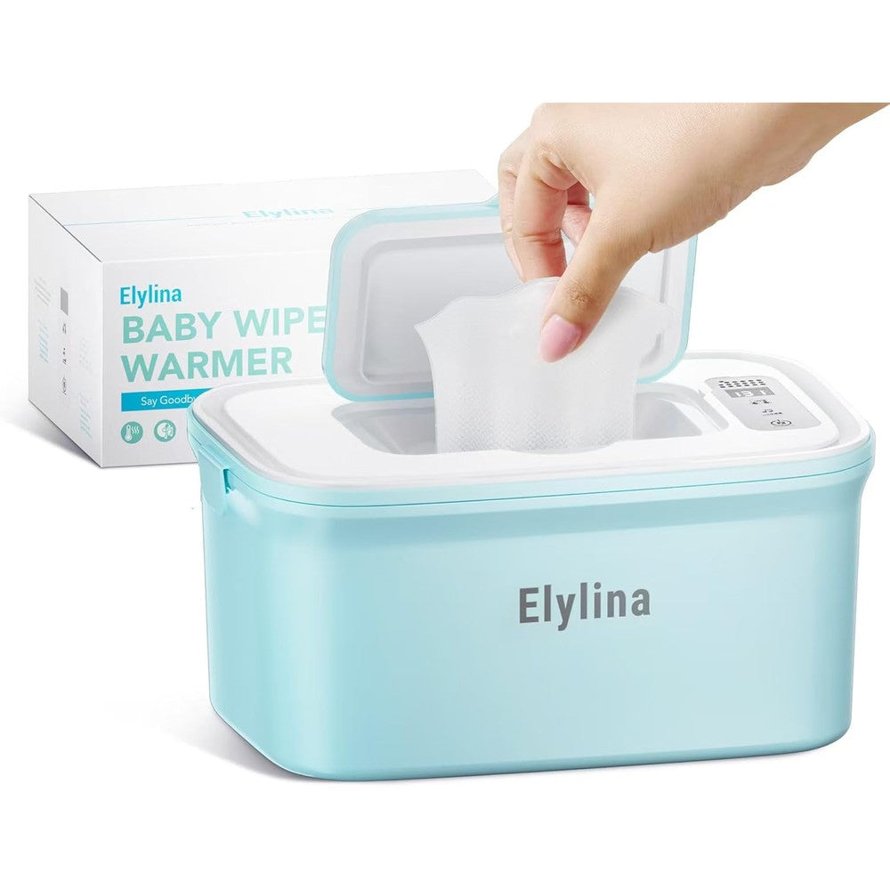 Elylina baby wipe warmer front view with music controls