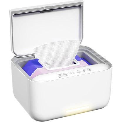 Jjojcll Baby Wipe Warmer front view white dispenser