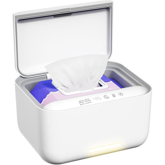 Jjojcll Baby Wipe Warmer front view white dispenser