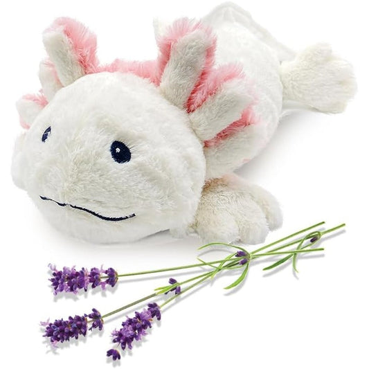 Warmies Axolotl Junior plush toy front view