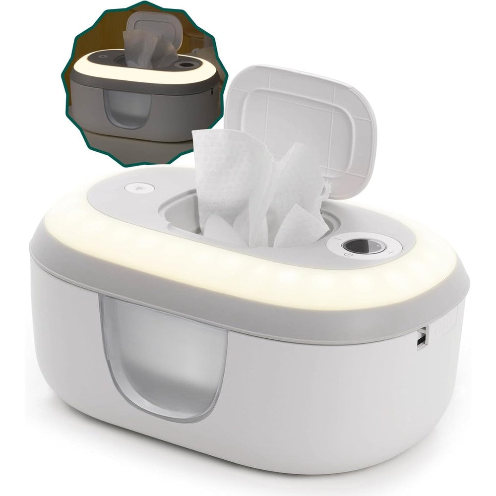 Babelio baby wipe warmer and wet wipes dispenser front view