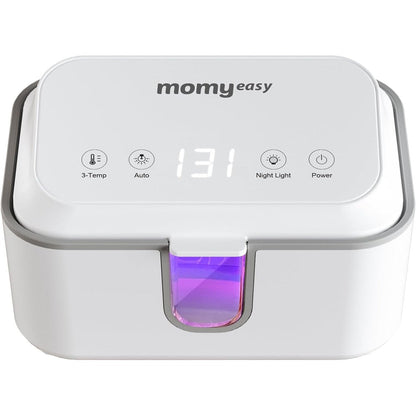 Momyeasy Baby Wipe Warmer front view with digital display