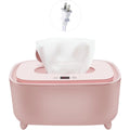 Aibucoll premium digital baby wipe warmer pink front view